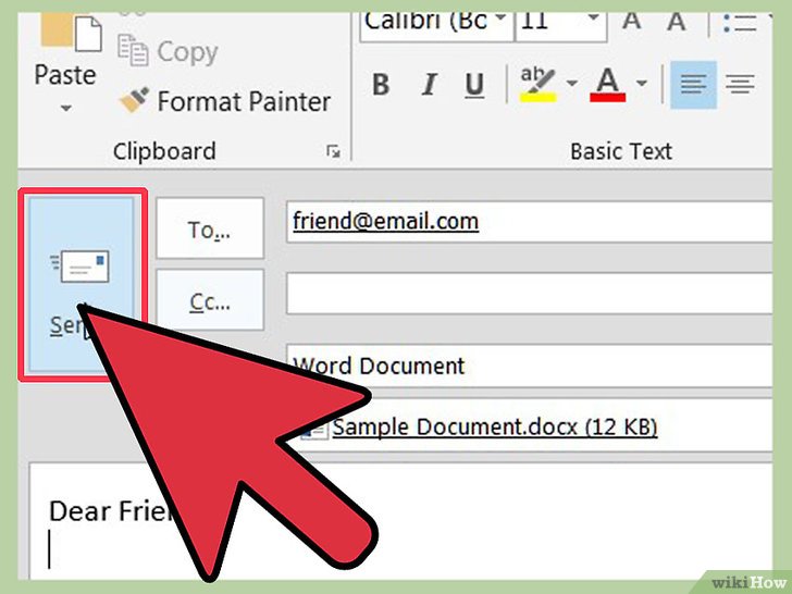 how to insert an attachment into a word document