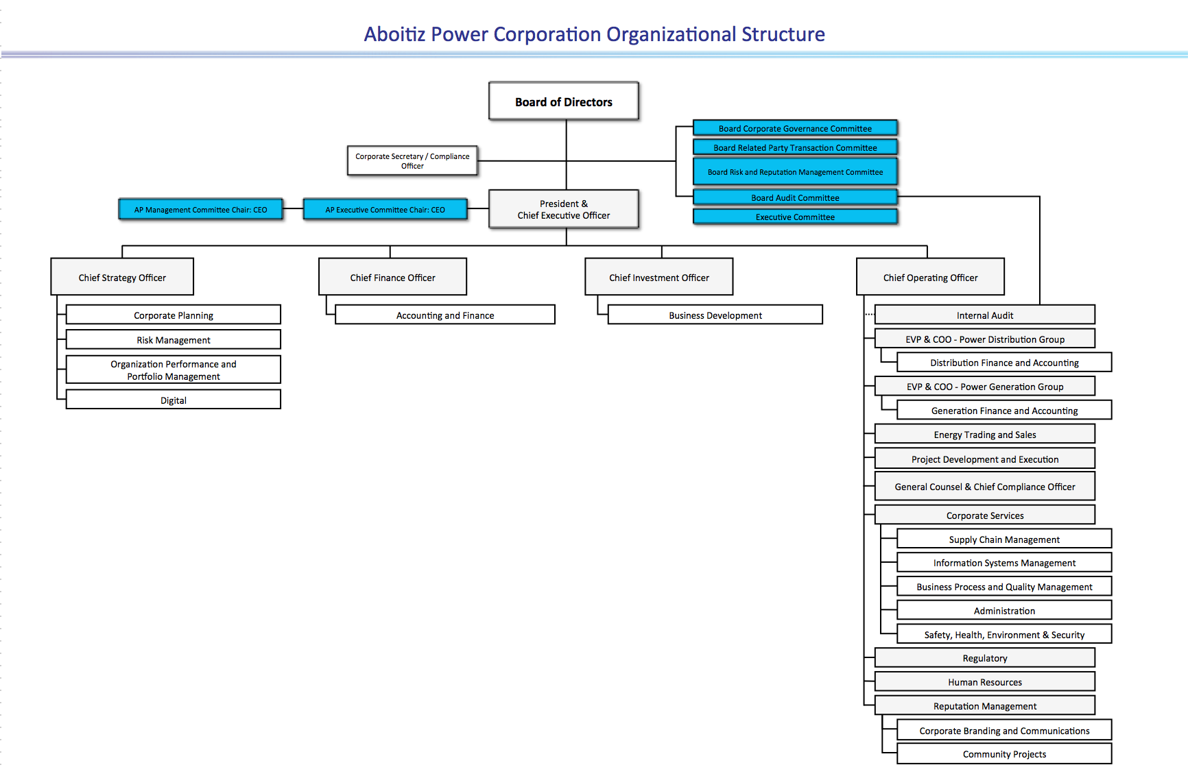 corporate company ownership structure document