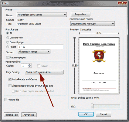 how do i print a document from adobe reader