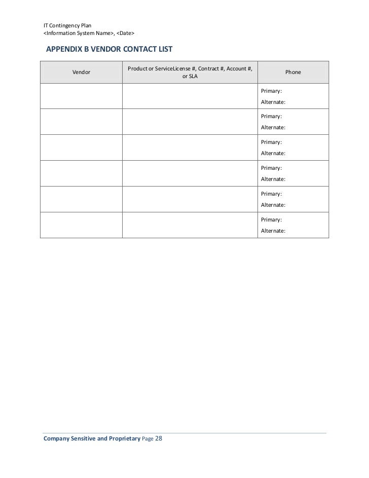 information technology strategy document template
