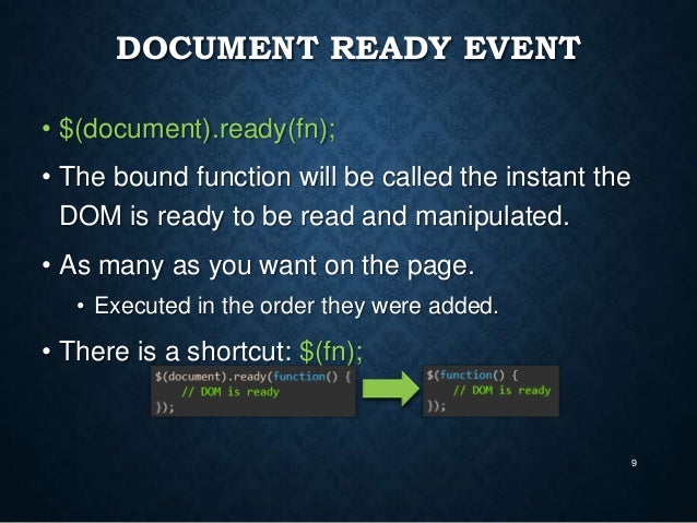 jquery document ready click event