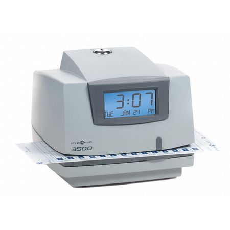 pyramid 3500 multipurpose time clock & document stamp